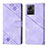 Handytasche Stand Schutzhülle Flip Leder Hülle Y01B für Motorola Moto Edge X30 Pro 5G Violett