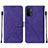 Handytasche Stand Schutzhülle Flip Leder Hülle Y01B für Oppo A54 5G Violett