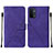 Handytasche Stand Schutzhülle Flip Leder Hülle Y01B für Oppo A93 5G Violett