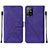 Handytasche Stand Schutzhülle Flip Leder Hülle Y01B für Oppo A94 5G Violett