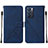 Handytasche Stand Schutzhülle Flip Leder Hülle Y01B für Oppo Reno6 5G