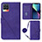 Handytasche Stand Schutzhülle Flip Leder Hülle Y01B für Realme 8 4G Violett