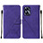 Handytasche Stand Schutzhülle Flip Leder Hülle Y01B für Realme C55 Violett