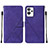 Handytasche Stand Schutzhülle Flip Leder Hülle Y01B für Realme GT2 Pro 5G Violett