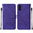 Handytasche Stand Schutzhülle Flip Leder Hülle Y01B für Samsung Galaxy A04s Violett