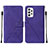 Handytasche Stand Schutzhülle Flip Leder Hülle Y01B für Samsung Galaxy A72 5G Violett