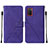 Handytasche Stand Schutzhülle Flip Leder Hülle Y01B für Samsung Galaxy F02S SM-E025F Violett