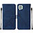 Handytasche Stand Schutzhülle Flip Leder Hülle Y01B für Samsung Galaxy F22 4G