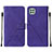 Handytasche Stand Schutzhülle Flip Leder Hülle Y01B für Samsung Galaxy F42 5G Violett