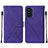 Handytasche Stand Schutzhülle Flip Leder Hülle Y01B für Samsung Galaxy F52 5G Violett