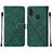 Handytasche Stand Schutzhülle Flip Leder Hülle Y01B für Samsung Galaxy M11 Grün