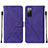 Handytasche Stand Schutzhülle Flip Leder Hülle Y01B für Samsung Galaxy S20 FE 4G Violett