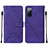 Handytasche Stand Schutzhülle Flip Leder Hülle Y01B für Samsung Galaxy S20 FE 5G Violett