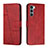 Handytasche Stand Schutzhülle Flip Leder Hülle Y01X für Motorola Moto Edge S30 5G Rot