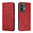 Handytasche Stand Schutzhülle Flip Leder Hülle Y01X für Oppo Reno9 5G Rot