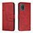 Handytasche Stand Schutzhülle Flip Leder Hülle Y01X für Realme 8 5G Rot
