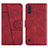 Handytasche Stand Schutzhülle Flip Leder Hülle Y01X für Samsung Galaxy A01 SM-A015 Rot