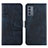 Handytasche Stand Schutzhülle Flip Leder Hülle Y01X für Samsung Galaxy A15 4G Blau