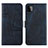 Handytasche Stand Schutzhülle Flip Leder Hülle Y01X für Samsung Galaxy A22 5G Blau