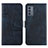 Handytasche Stand Schutzhülle Flip Leder Hülle Y01X für Samsung Galaxy F34 5G Blau