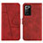 Handytasche Stand Schutzhülle Flip Leder Hülle Y01X für Samsung Galaxy Note 20 Ultra 5G Rot