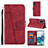 Handytasche Stand Schutzhülle Flip Leder Hülle Y01X für Samsung Galaxy S20 Plus