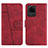 Handytasche Stand Schutzhülle Flip Leder Hülle Y01X für Samsung Galaxy S20 Ultra 5G Rot