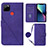 Handytasche Stand Schutzhülle Flip Leder Hülle Y02B für Realme 7i RMX2193 Violett