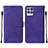 Handytasche Stand Schutzhülle Flip Leder Hülle Y02B für Realme Narzo 50 4G Violett