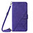 Handytasche Stand Schutzhülle Flip Leder Hülle Y02B für Samsung Galaxy S21 FE 5G Violett