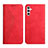 Handytasche Stand Schutzhülle Flip Leder Hülle Y02X für Samsung Galaxy A04s Rot