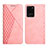 Handytasche Stand Schutzhülle Flip Leder Hülle Y02X für Samsung Galaxy S20 Ultra 5G Rosegold