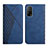 Handytasche Stand Schutzhülle Flip Leder Hülle Y02X für Xiaomi Mi 10T Pro 5G Blau