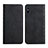 Handytasche Stand Schutzhülle Flip Leder Hülle Y02X für Xiaomi Redmi 9AT Schwarz
