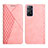 Handytasche Stand Schutzhülle Flip Leder Hülle Y02X für Xiaomi Redmi Note 11 Pro 4G Rosegold