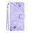 Handytasche Stand Schutzhülle Flip Leder Hülle Y03B für Google Pixel 6a 5G Violett