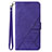 Handytasche Stand Schutzhülle Flip Leder Hülle Y03B für Samsung Galaxy A21s Violett