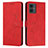 Handytasche Stand Schutzhülle Flip Leder Hülle Y03X für Motorola Moto G14 Rot