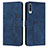 Handytasche Stand Schutzhülle Flip Leder Hülle Y03X für Samsung Galaxy A30S Blau