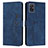Handytasche Stand Schutzhülle Flip Leder Hülle Y03X für Samsung Galaxy A51 5G Blau