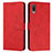 Handytasche Stand Schutzhülle Flip Leder Hülle Y03X für Samsung Galaxy M02 Rot