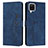 Handytasche Stand Schutzhülle Flip Leder Hülle Y03X für Samsung Galaxy M12 Blau