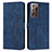 Handytasche Stand Schutzhülle Flip Leder Hülle Y03X für Samsung Galaxy Note 20 Ultra 5G Blau