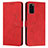 Handytasche Stand Schutzhülle Flip Leder Hülle Y03X für Samsung Galaxy S20 5G Rot