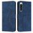 Handytasche Stand Schutzhülle Flip Leder Hülle Y03X für Sony Xperia 5 IV Blau