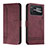 Handytasche Stand Schutzhülle Flip Leder Hülle Y03X für Xiaomi Poco C40 Rot