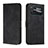 Handytasche Stand Schutzhülle Flip Leder Hülle Y03X für Xiaomi Poco C40 Schwarz