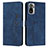 Handytasche Stand Schutzhülle Flip Leder Hülle Y03X für Xiaomi Poco M5S Blau