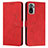 Handytasche Stand Schutzhülle Flip Leder Hülle Y03X für Xiaomi Poco M5S Rot