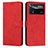 Handytasche Stand Schutzhülle Flip Leder Hülle Y03X für Xiaomi Poco X4 Pro 5G Rot